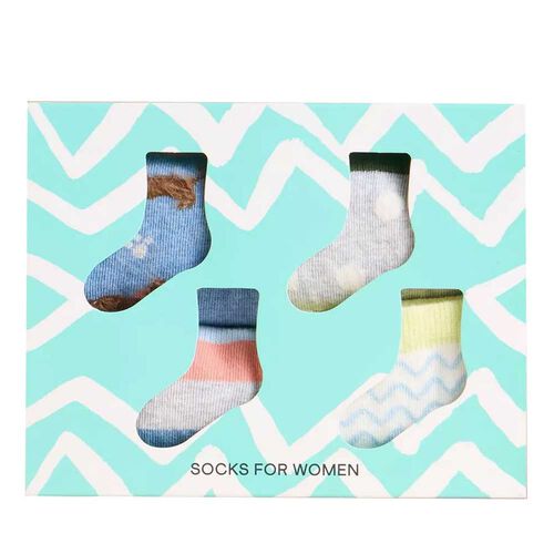 White Stuff 4Pk Doggy Ankle Socks
